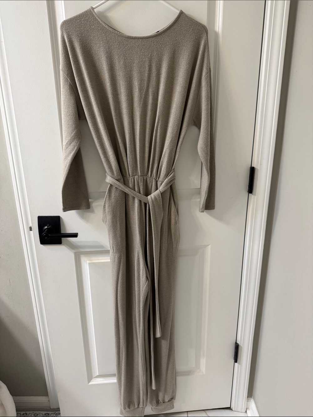 Express Neutral Beige Ribbed Knit Jumper